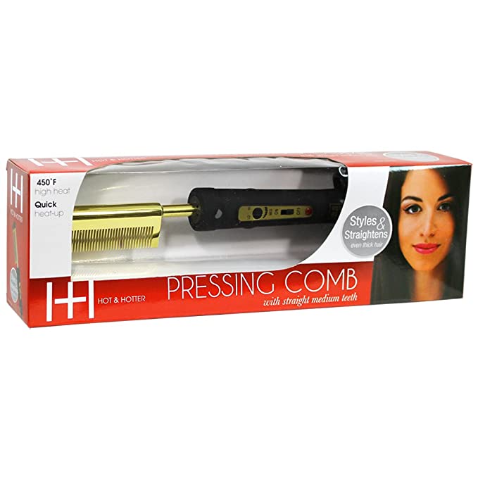 H&H PRESSING COMB (M) TEETH #5838